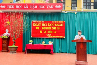 NGÀY HỘI ĐỌC SÁCH “Sách – Khơi nguồn sáng tạo, mở lối tương lai”.